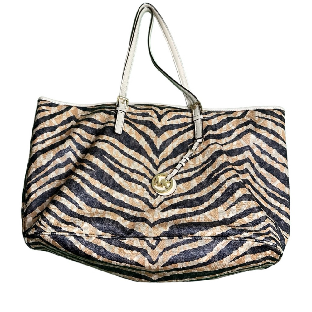 GORGEOUS Large Zebra Printed Michael Kors Collection Bag!!!